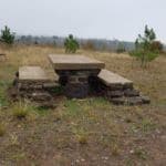 Bastrop State Park picnic table built by CCC